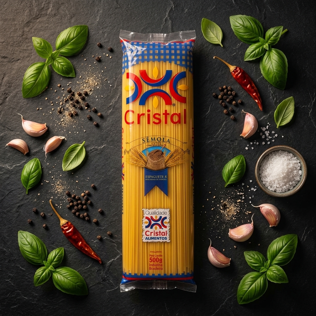 Macarrão Integral Cristal Sêmola 500g