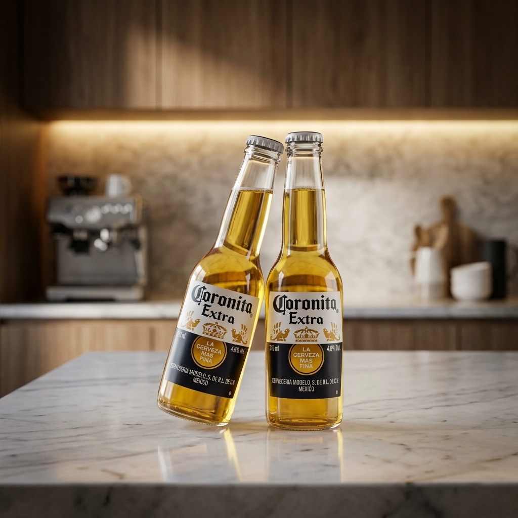 Coronita Extra 210ml - Cerveja Mexicana Premium em Garrafa Retornável