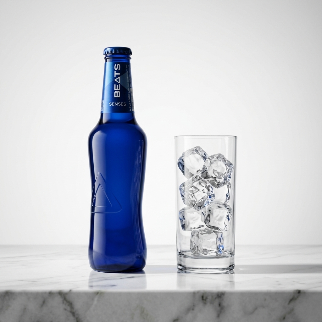 Beats Senses Energy Drink Bottle | Bebida Energética Premium Blue