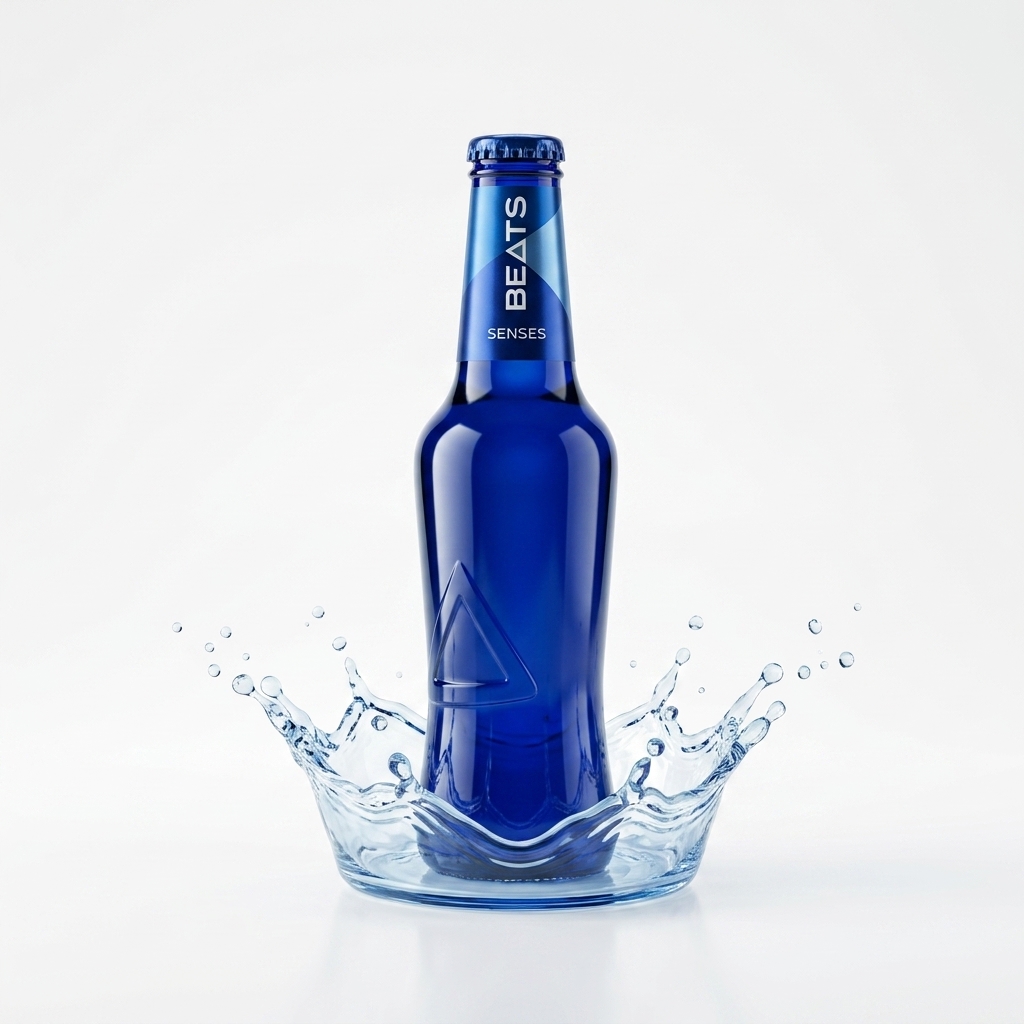 Beats Senses Energy Drink Bottle | Bebida Energética Premium Blue